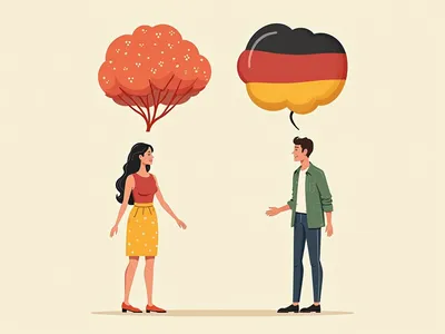 How can I avoid false friends when learning German visualisation