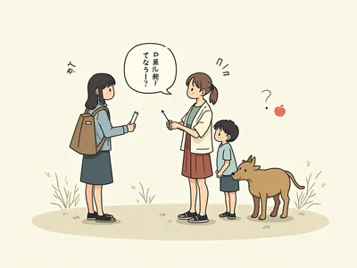 How do you ask for directions in Japanese visualisation