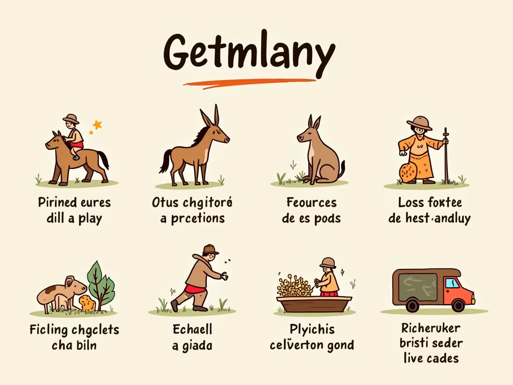 Quels types de mots sont les plus importants pour un voyageur en Allemagne visualisation